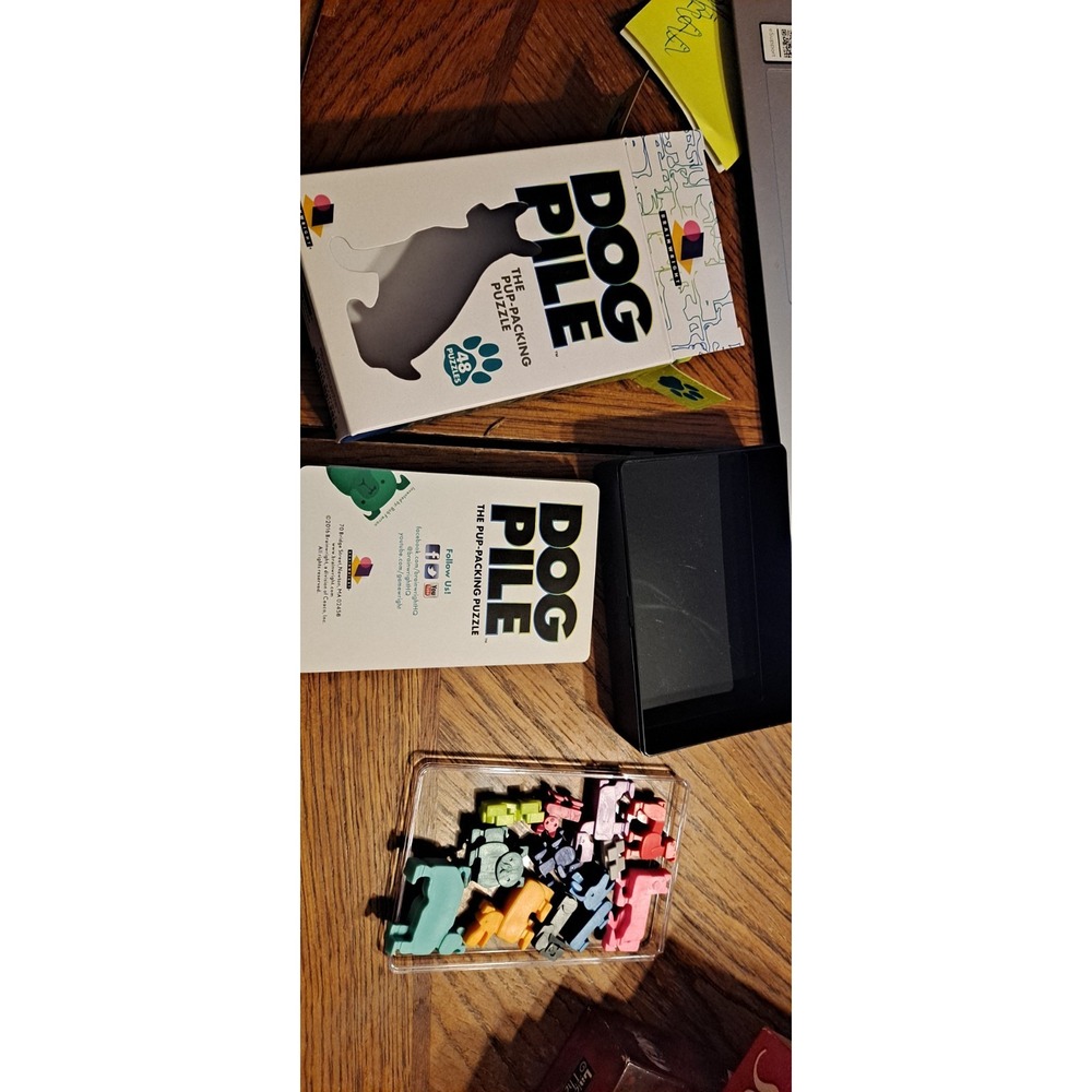 Brainwright Dog Pile The Pup Packing Puzzle Game 48 Different Puzzles